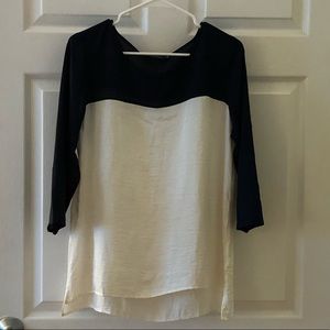 The Limited color-blocked quarter sleeve